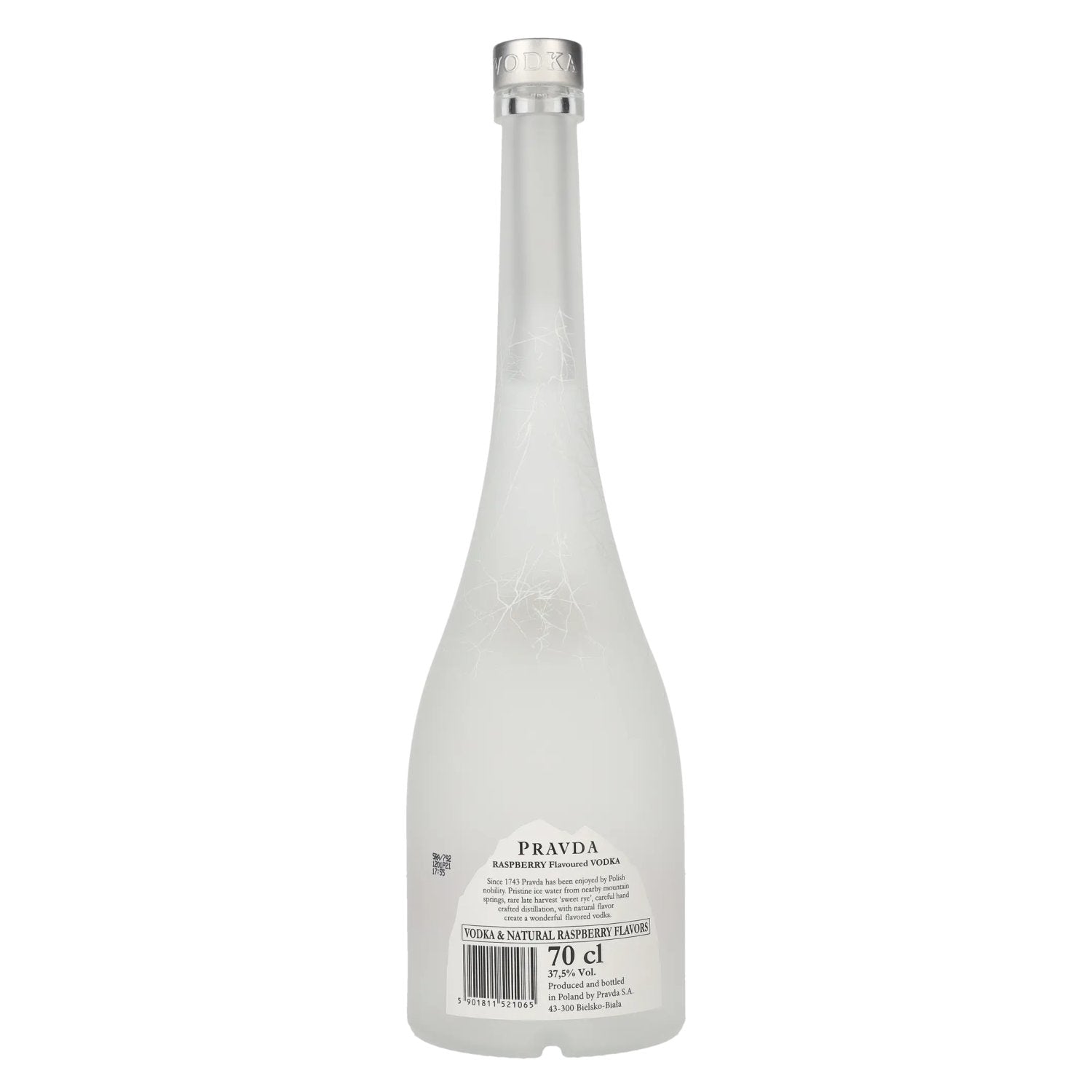 Pravda RASPBERRY Flavored Vodka 37.5% Vol. 0.7l