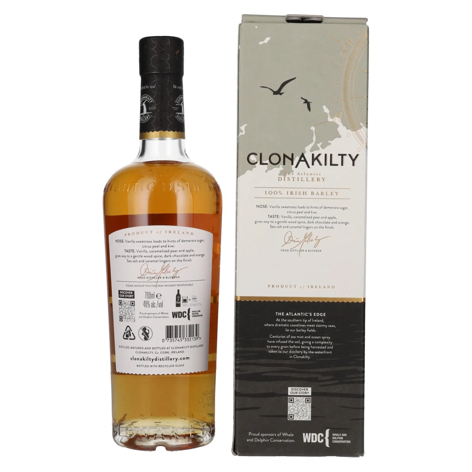 Clonakilty Single Pot Still Irish Whiskey 46% Vol. 0,7l in Geschenkbox