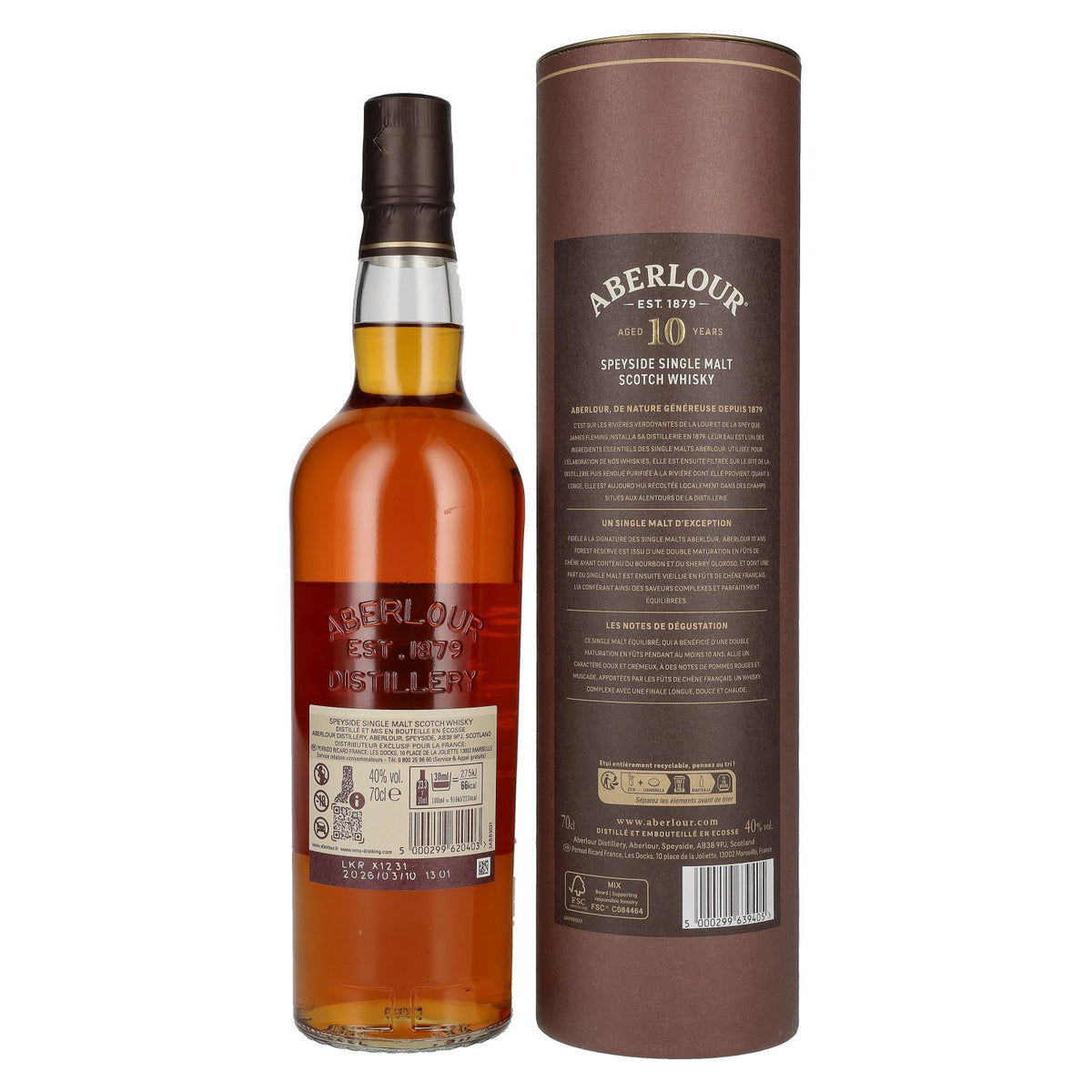 Aberlour 10 Years Old FOREST RESERVE Speyside Single Malt 40% vol. 0.7 l in a gift box
