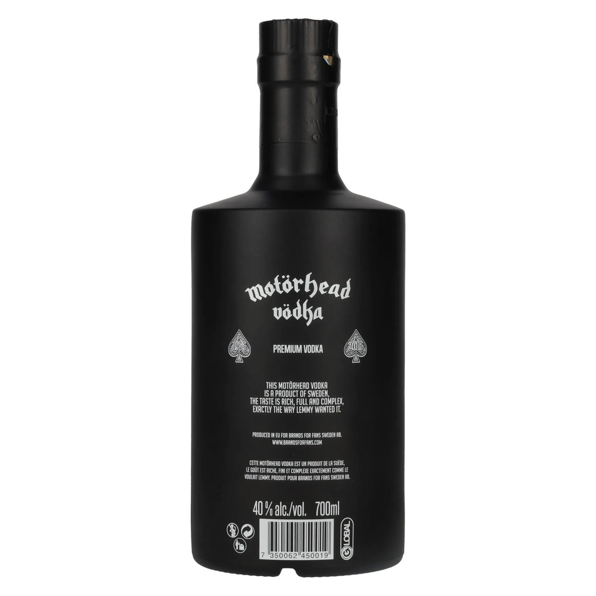 Motörhead Vödka Premium Vodka 40% ABV 0.7l