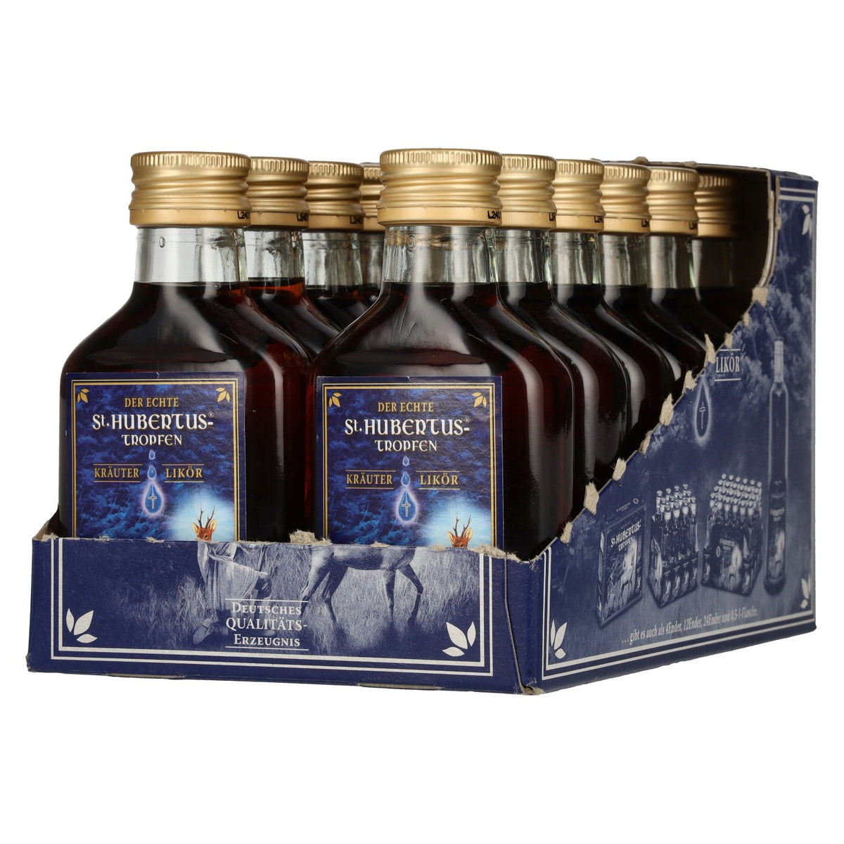 St. Hubertus Herbal Liqueur 30% ABV, 12 x 0.1 l