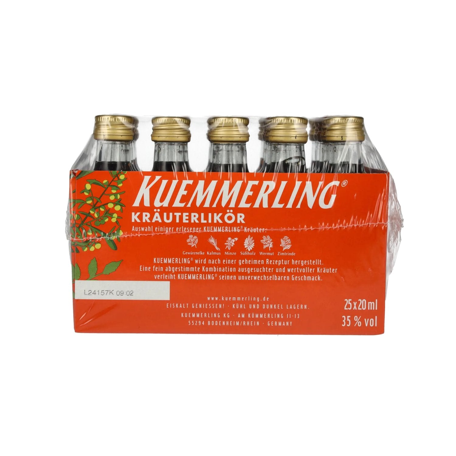 Kuemmerling Herbal Liqueur 35% Vol. 25x0.02l