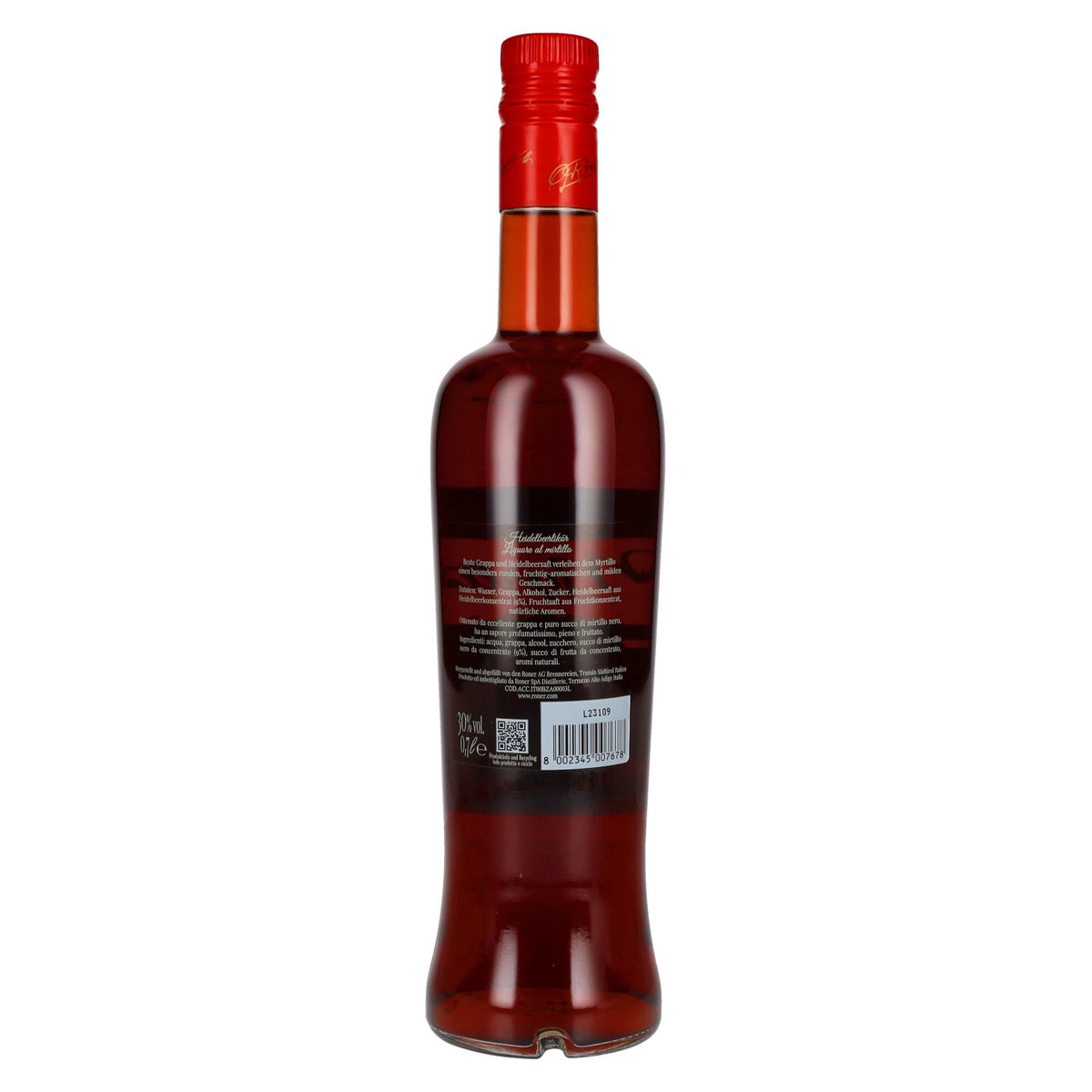 Roner Myrtillo Blueberry Liqueur 30% vol. 0.7 l
