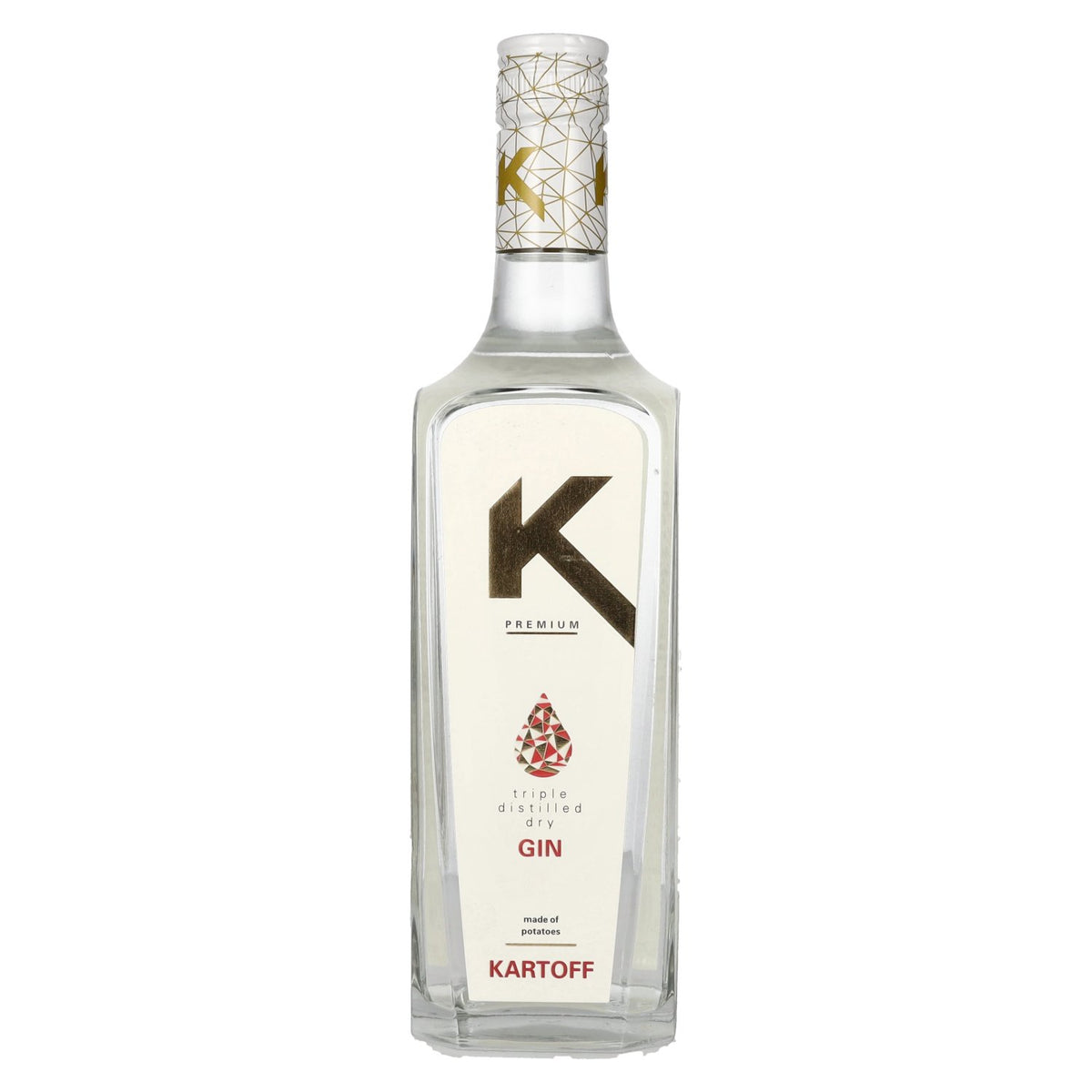 Kartoff Triple Distilled Dry Gin 43.5% ABV 0.7l