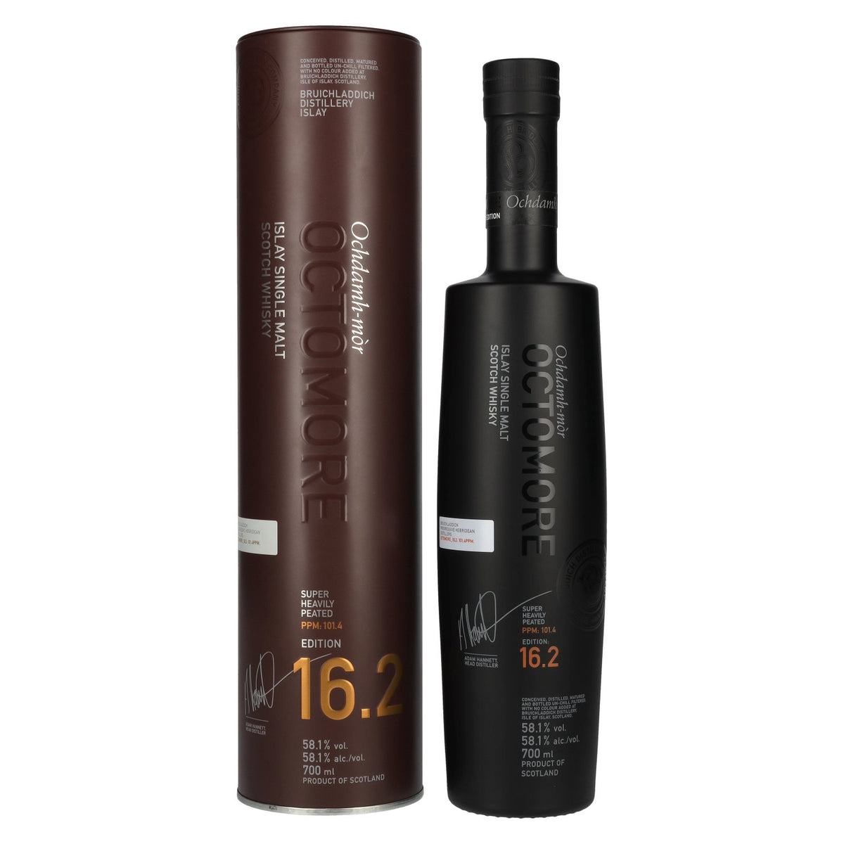 Octomore EDITION: 16.2 Super Heavily Peated Islay Single Malt Release 2025 58.1% Vol. 0.7l in Tinbox