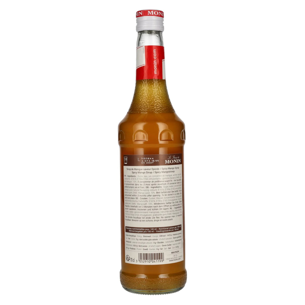 Monin SPICY MANGO Syrup 0.7 l