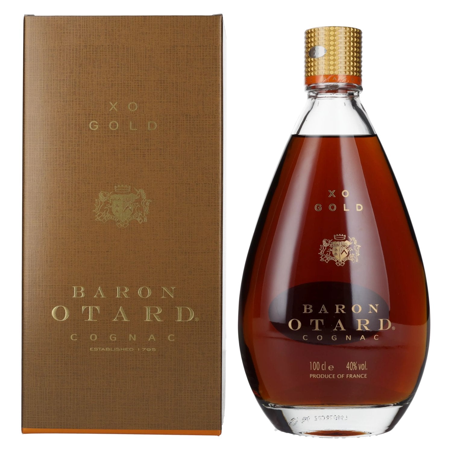 Baron Otard XO GOLD Cognac 40% Vol. 1L in gift box