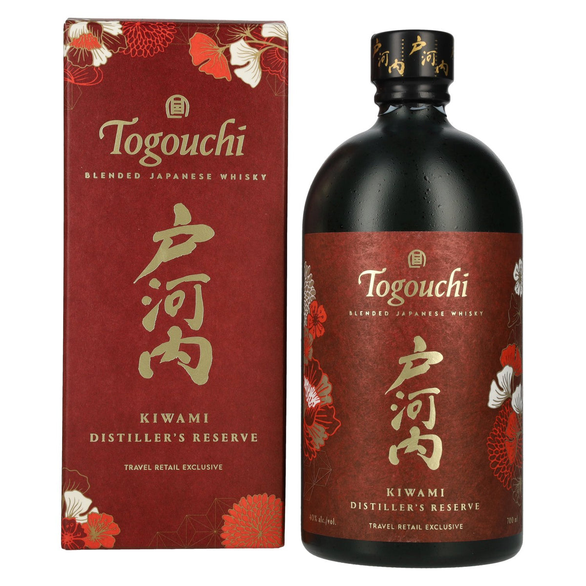 Togouchi KIWAMI Distiller's Reserve Japanese Blended Whisky 40% Vol. 0,7l in Geschenkbox