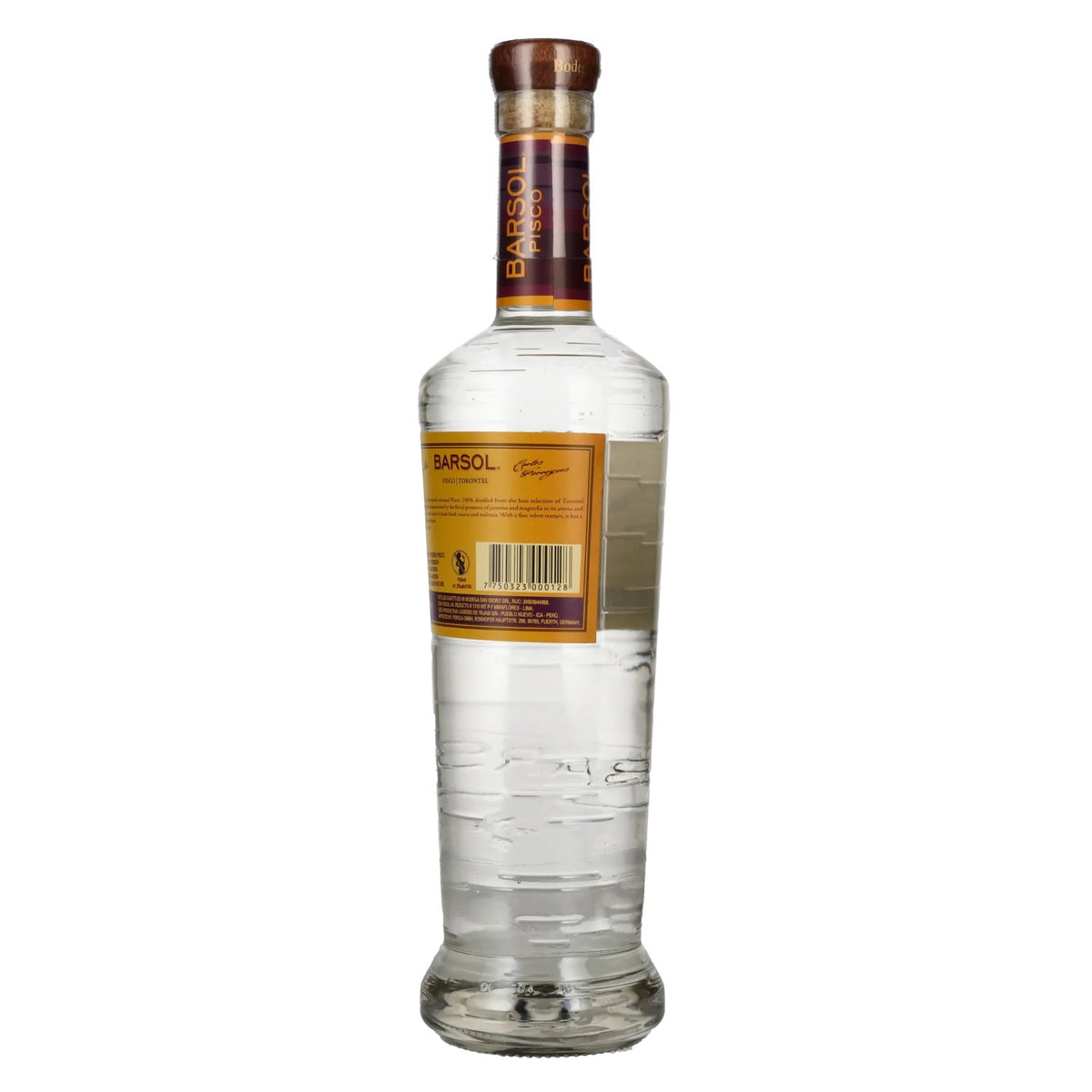 Barsol Pisco TORONTEL 41.3% vol. 0.7l