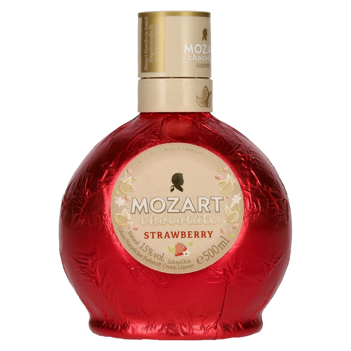 Mozart Chocolate Strawberry Cream Liqueur 15% Vol. 0.5l