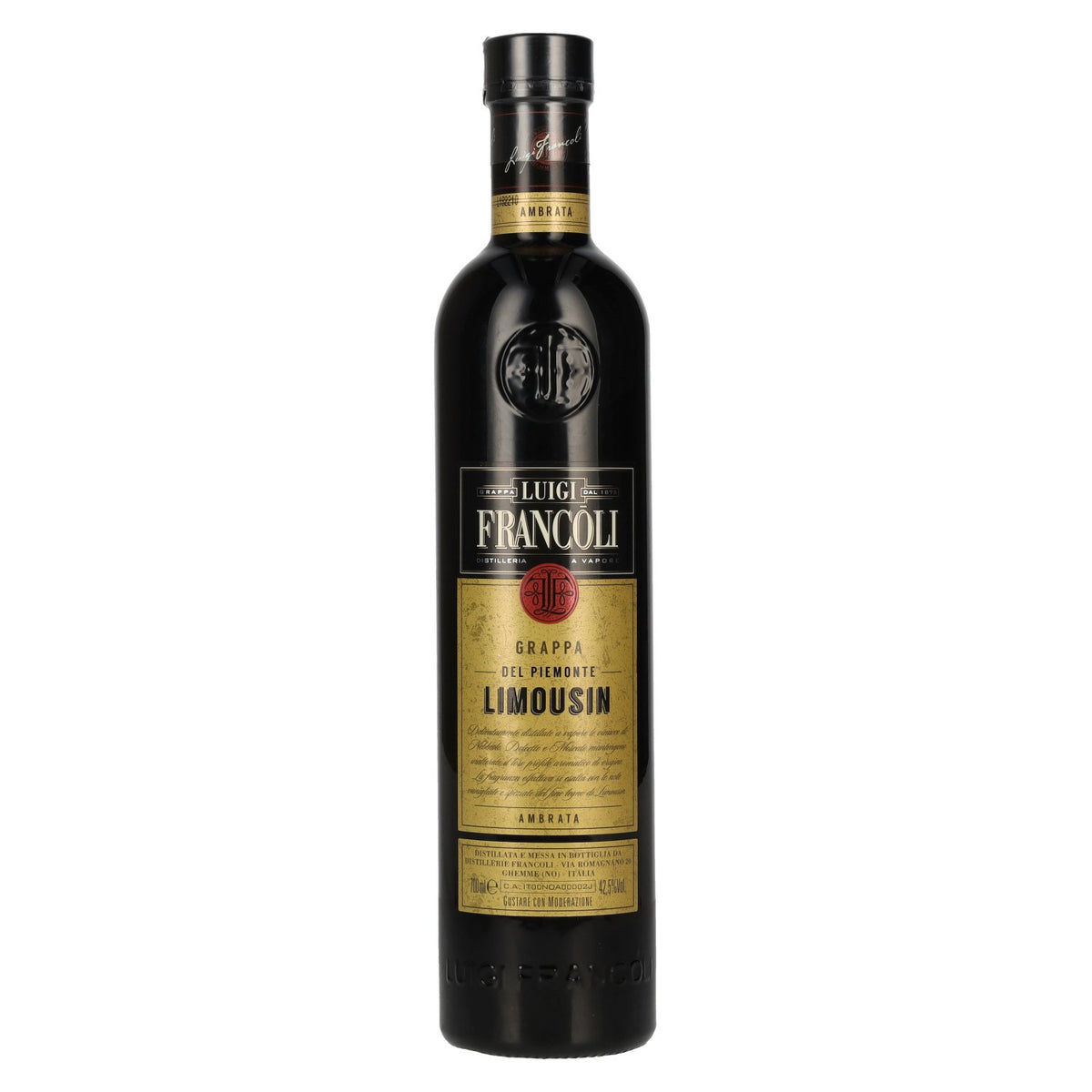Luigi Francoli Grappa Rovere Di Slavonia &amp; LIMOUSIN 42,5% Vol. 0,7l