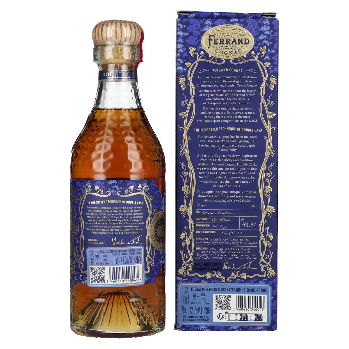 Pierre Ferrand RÉSERVE 1er Cru de Cognac DOUBLE CASK 42.3% vol. 0.7l in a gift box