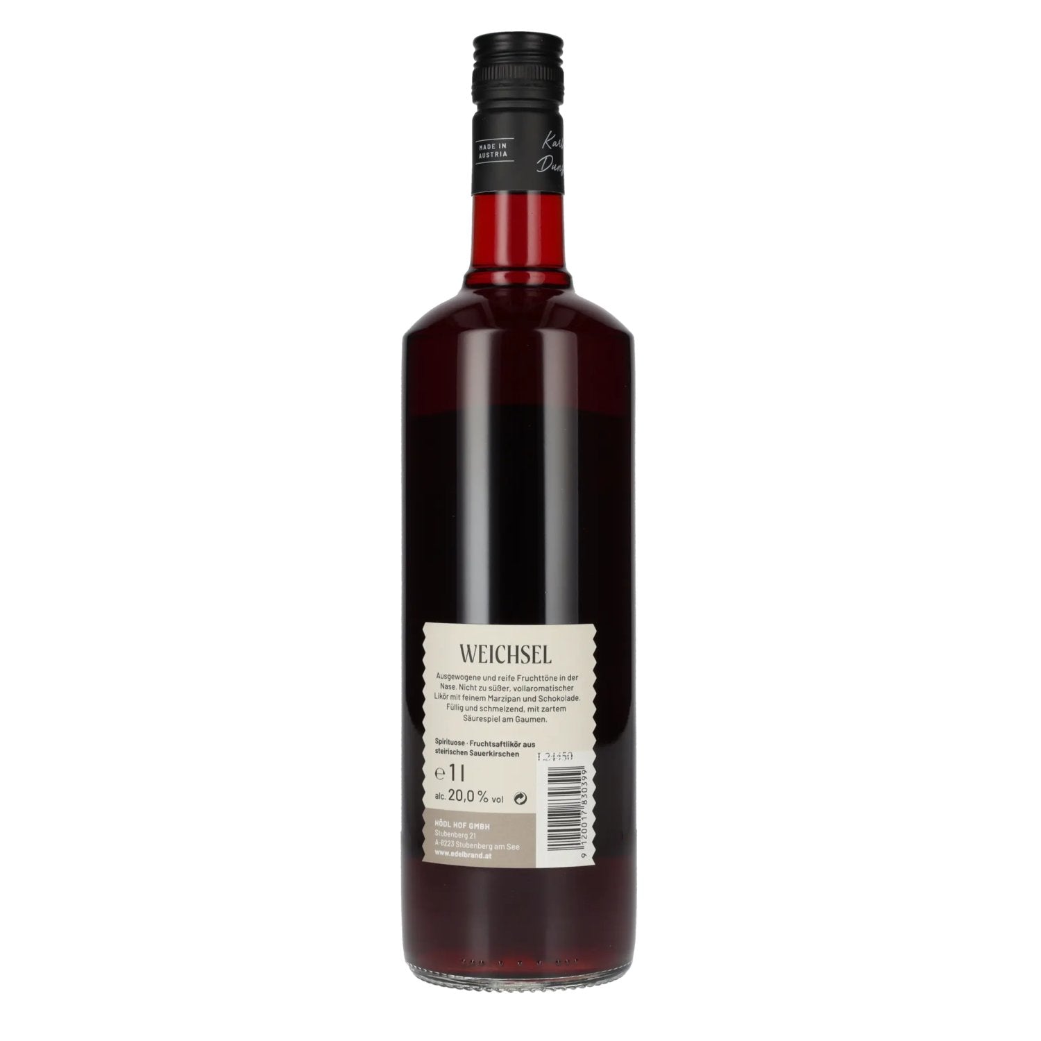 Hödl Hof Original SOUR CHERRY Fruit Liqueur 20% Vol. 1l