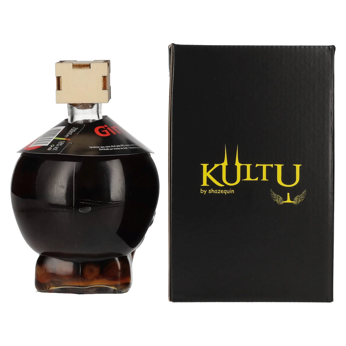 Kultu Ginja Cherry Liqueur 18% ABV, 0.7l in a gift box