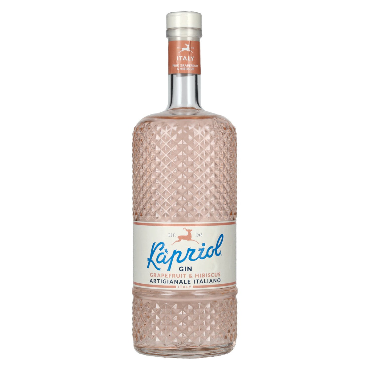 Kapriol GRAPEFRUIT & HIBISCUS Gin Artigianale Italiano 40,7% Vol. 0,7l