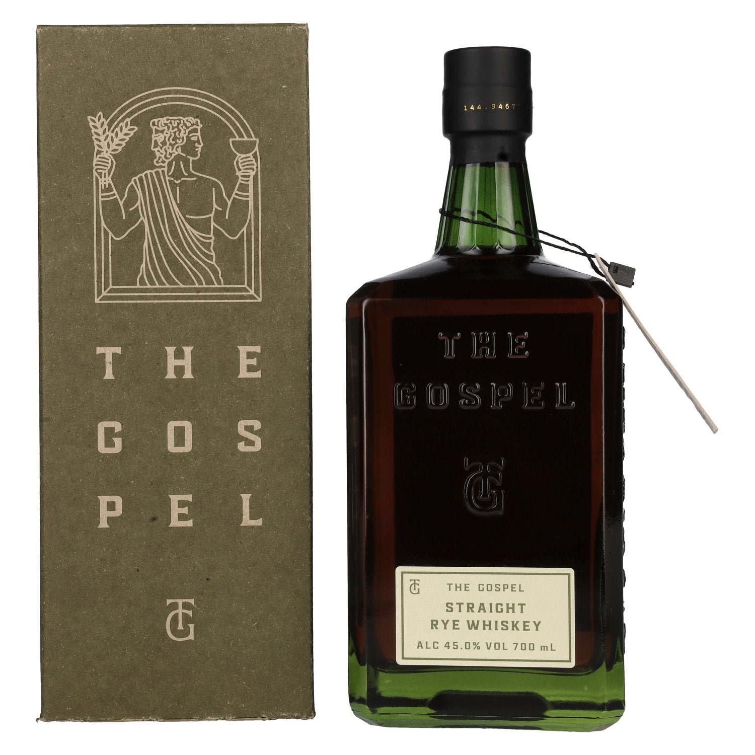 The Gospel Straight Rye Whiskey 45% Vol. 0.7l in Gift Box