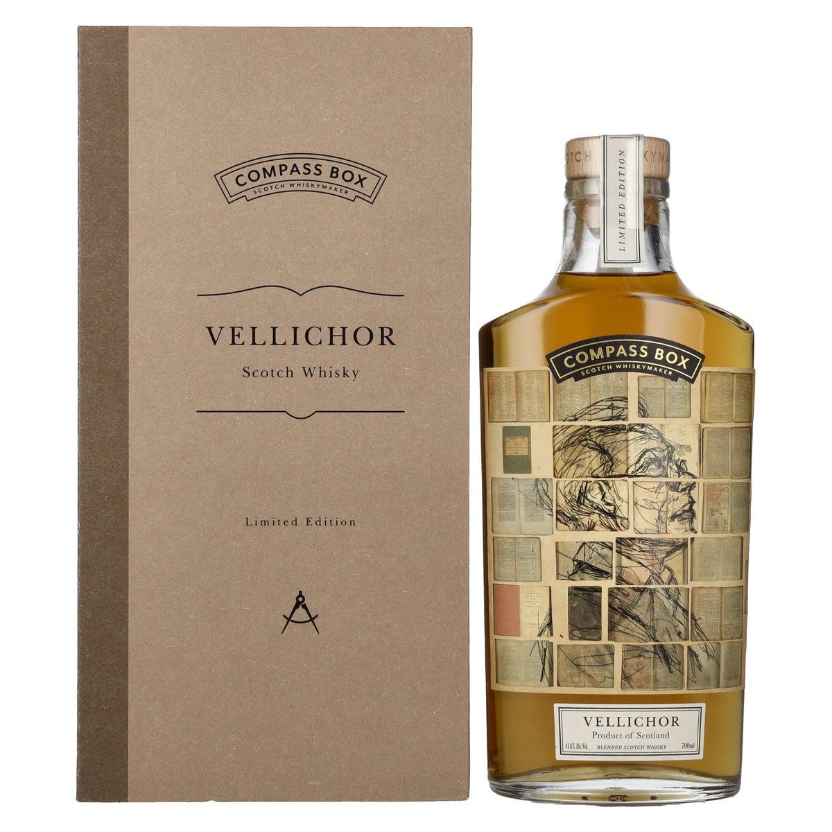 Compass Box VELLICHOR Blended Scotch Whisky 44,6% Vol. 0,7l in Geschenkbox