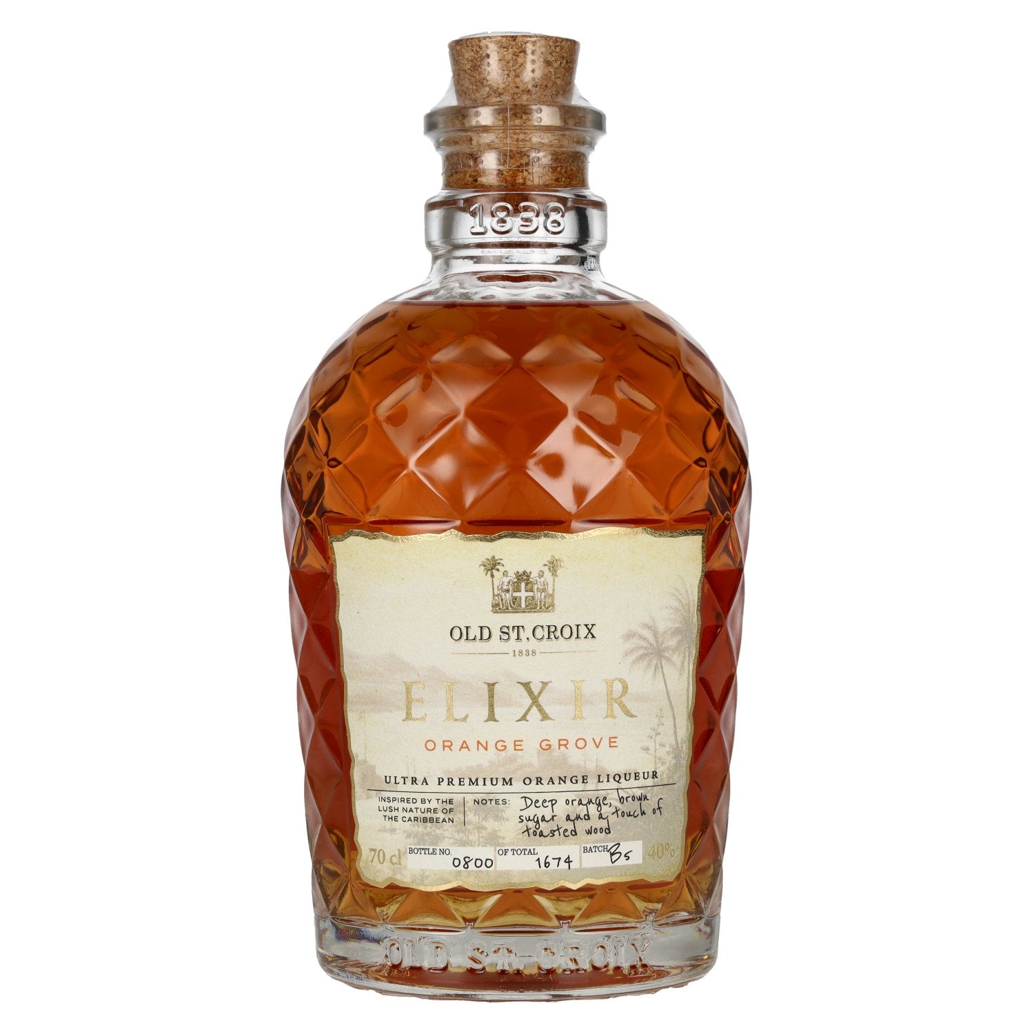 Old St. Croix A.H. Riise ELIXIR Orange Grove Liqueur 40% Vol. 0,7l