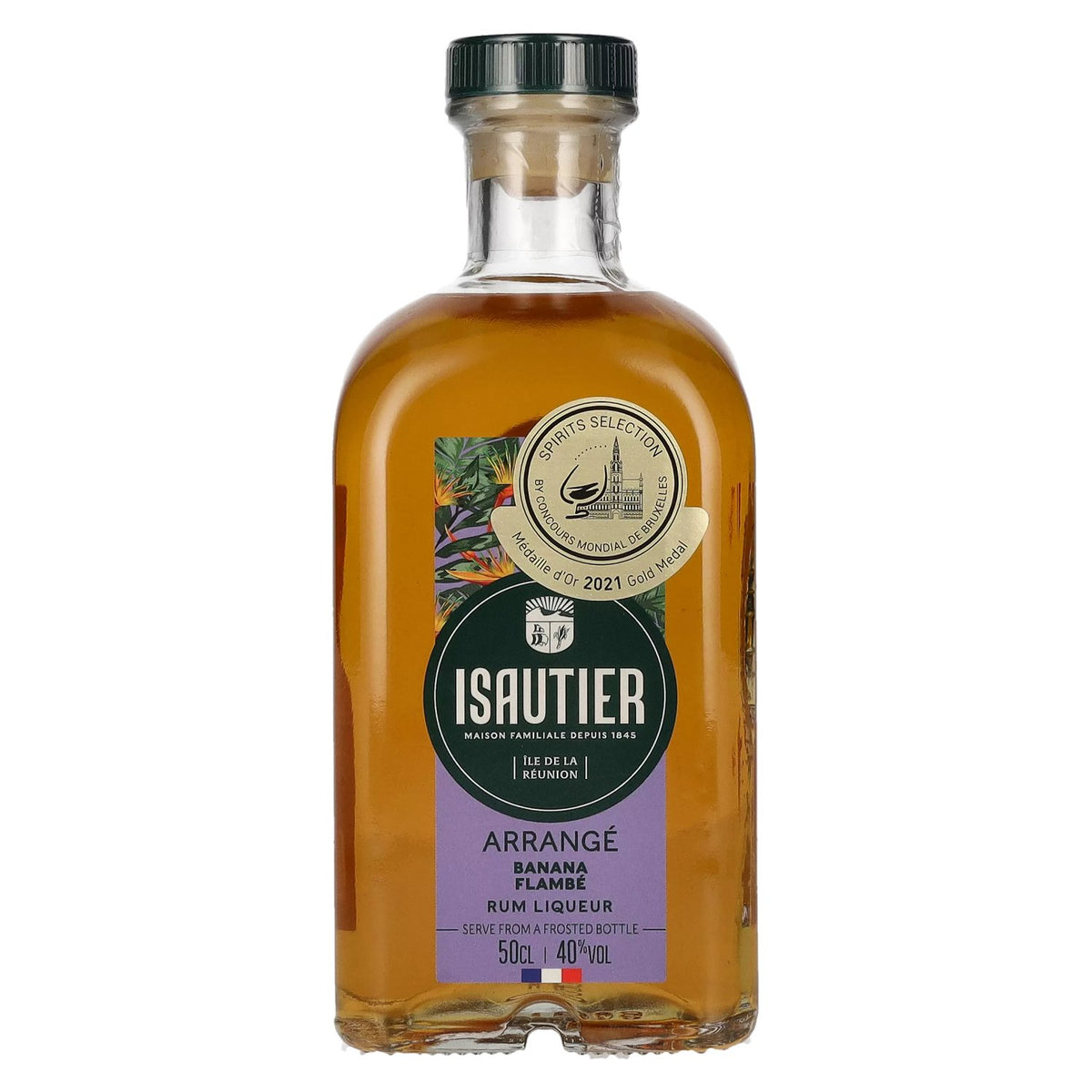 Isautier Arrangé BANANA FLAMBÉ Rum Liqueur 40% Vol. 0.5l
