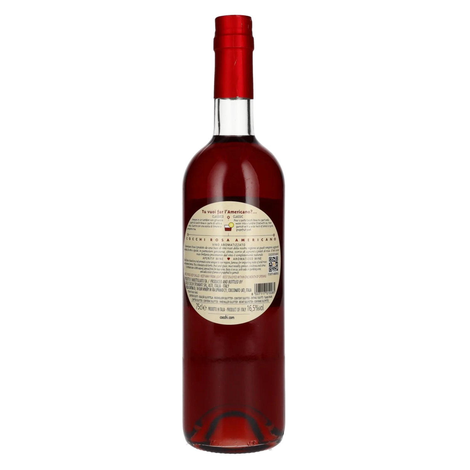 Cocchi Aperitivo Americano Rosa 16,5% Vol. 0,75l