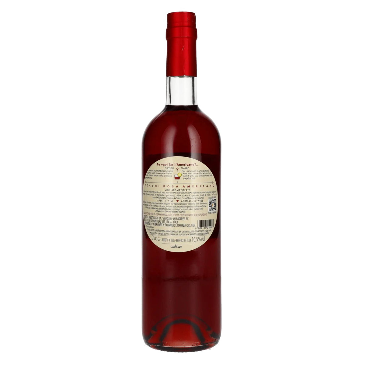 Cocchi Aperitivo Americano Rosa 16.5% ABV 0.75l