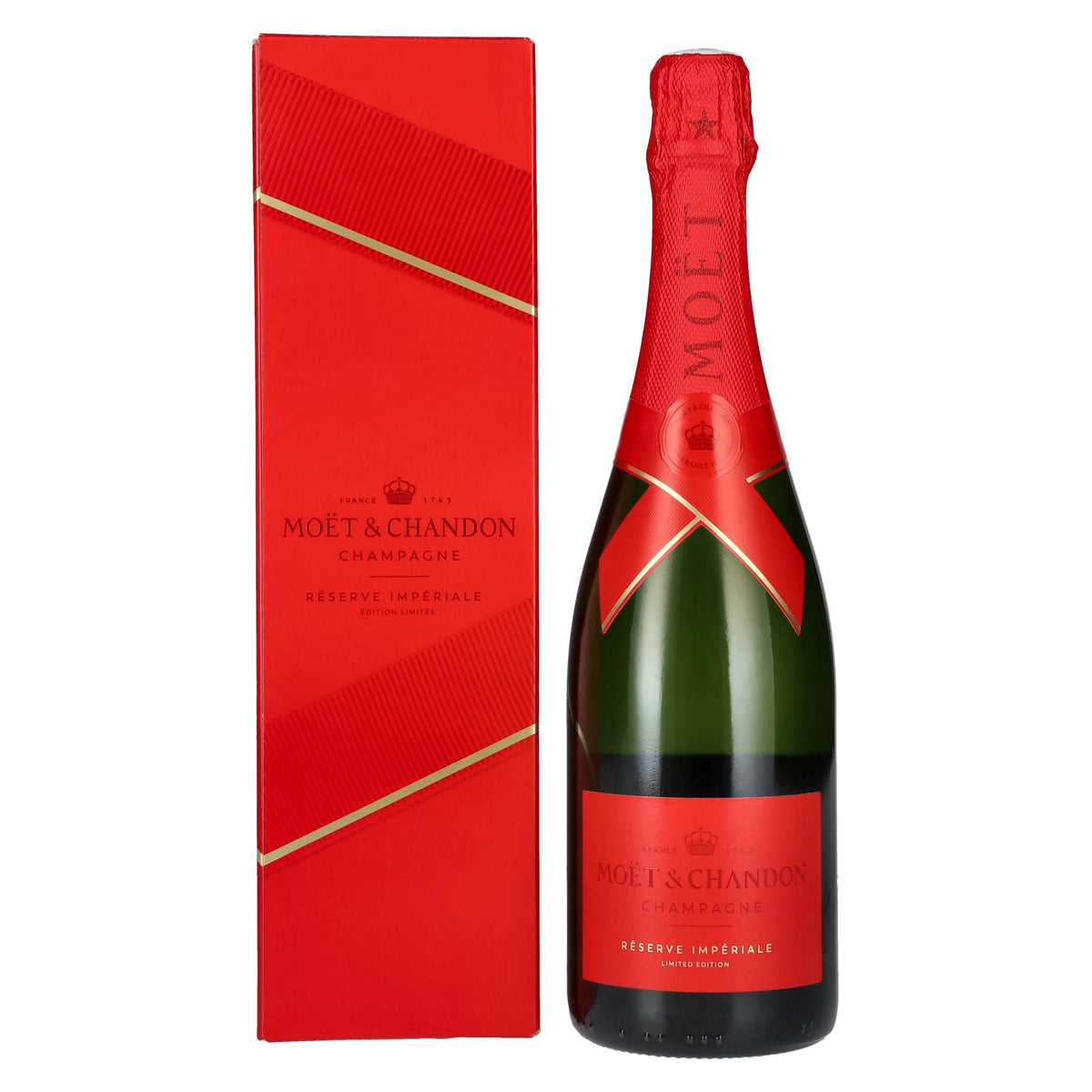 Moët &amp; Chandon Champagne RÉSERVE IMPÉRIALE Brut Édition Limitée 12.5% vol. 0.75l in gift box