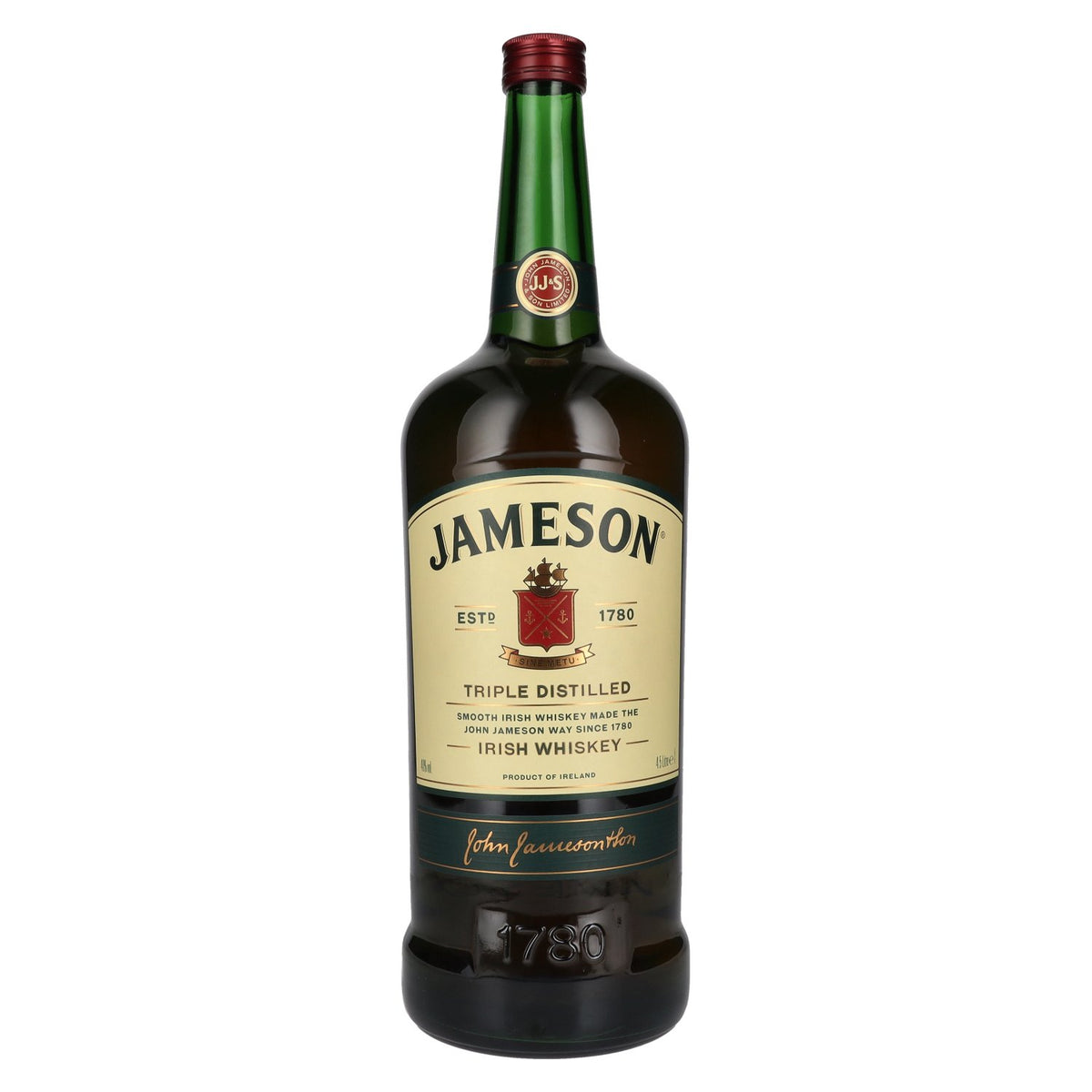 Jameson Triple Distilled Irish Whiskey 40% Vol. 4.5l