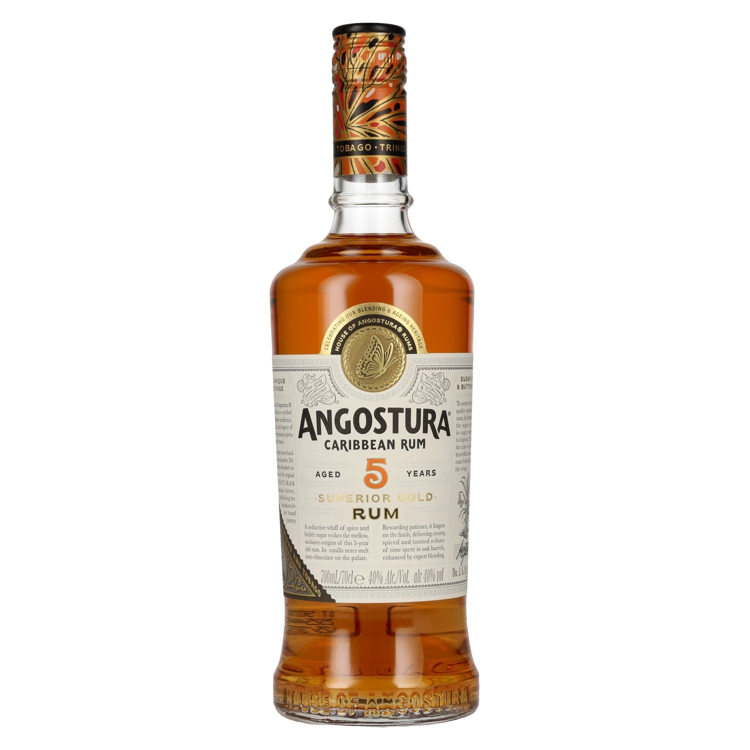 Angostura 5 Years Old Superior Gold Rum 40% Vol. 0.7L