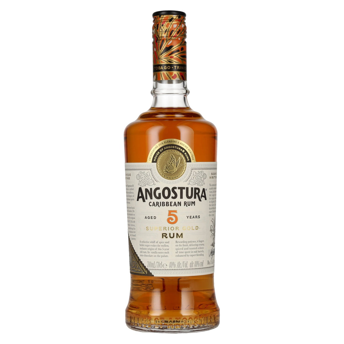 Angostura 5 Years Old Superior Gold Rum 40% Vol. 0,7l