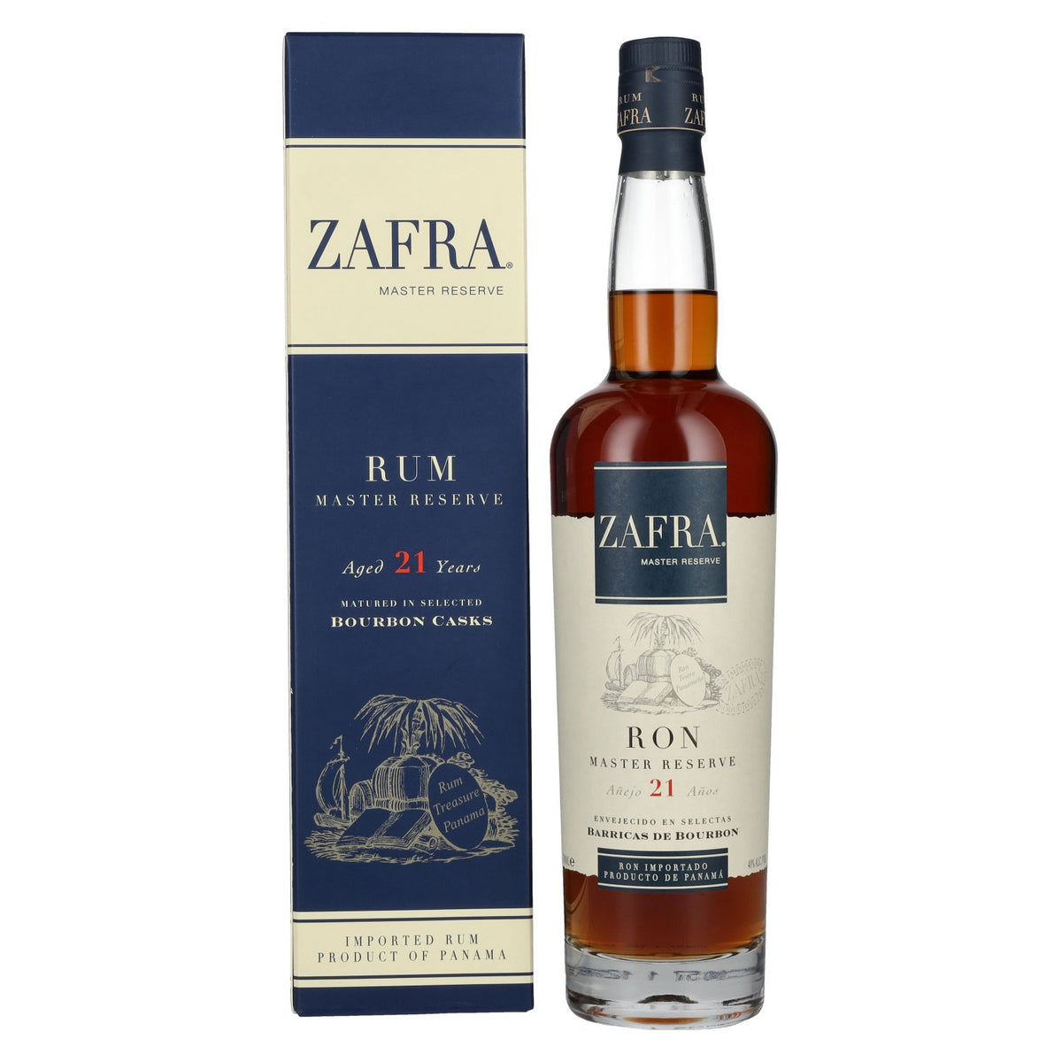 Zafra Añejo 21 Años Ron Master Reserve 40% Vol. 0,7l in Geschenkbox