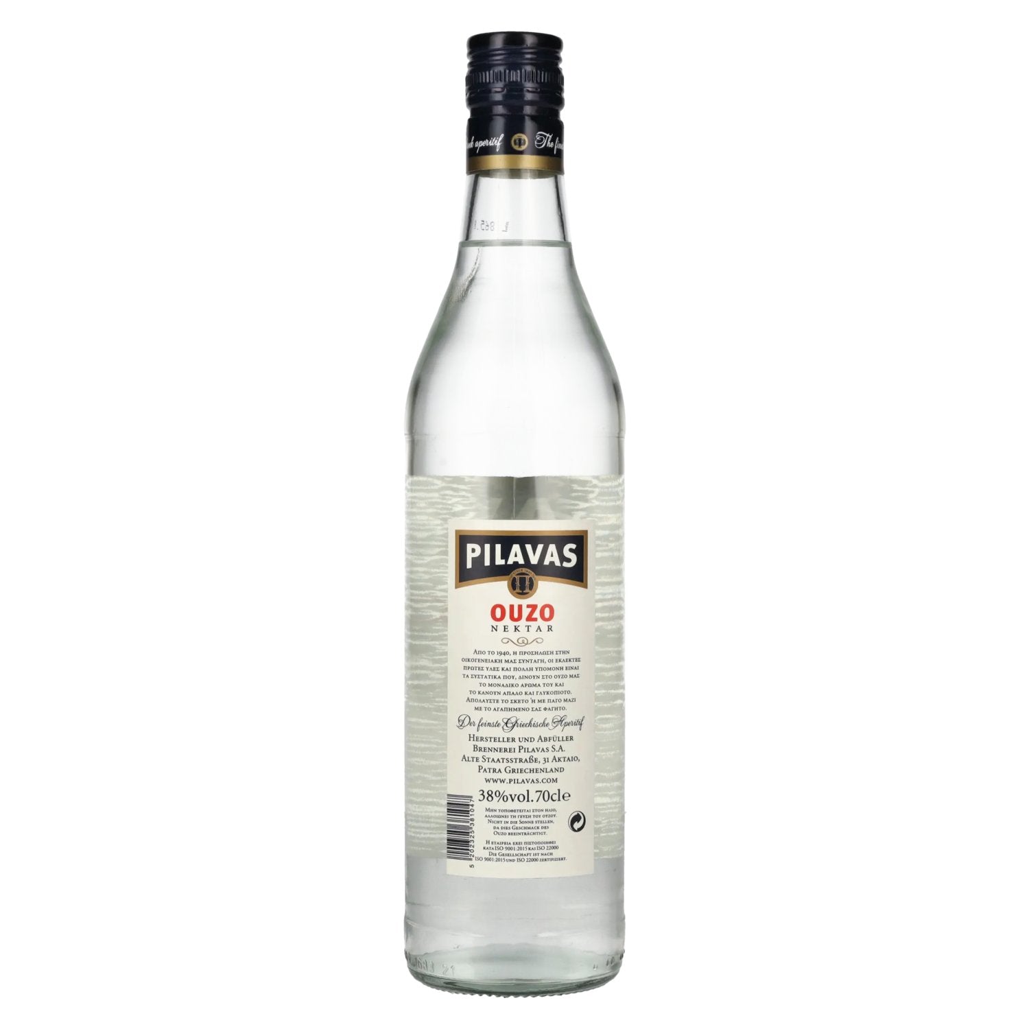Ouzo Nektar Pilavas 38% Vol. 0.7l