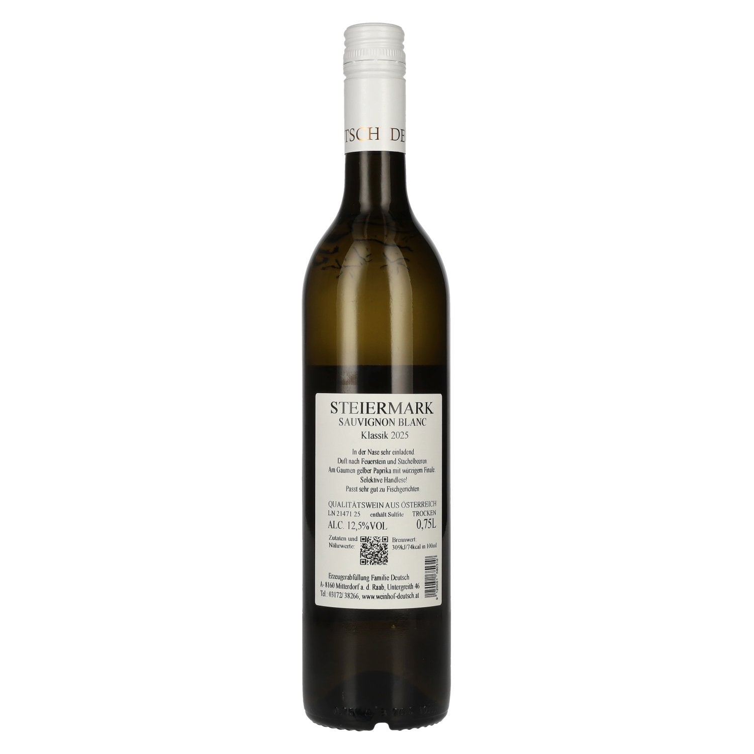 Deutsch Sauvignon Blanc Klassik Steiermark 2025 12,5% Vol. 0,75l