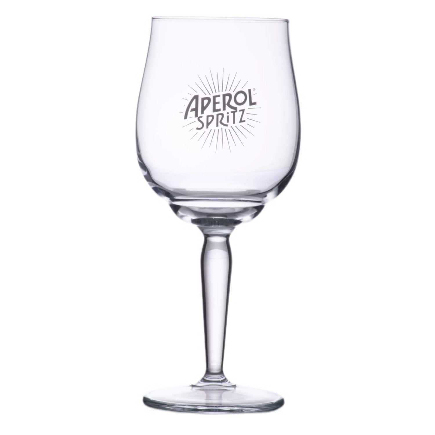 Aperol Spritz glass without calibration mark