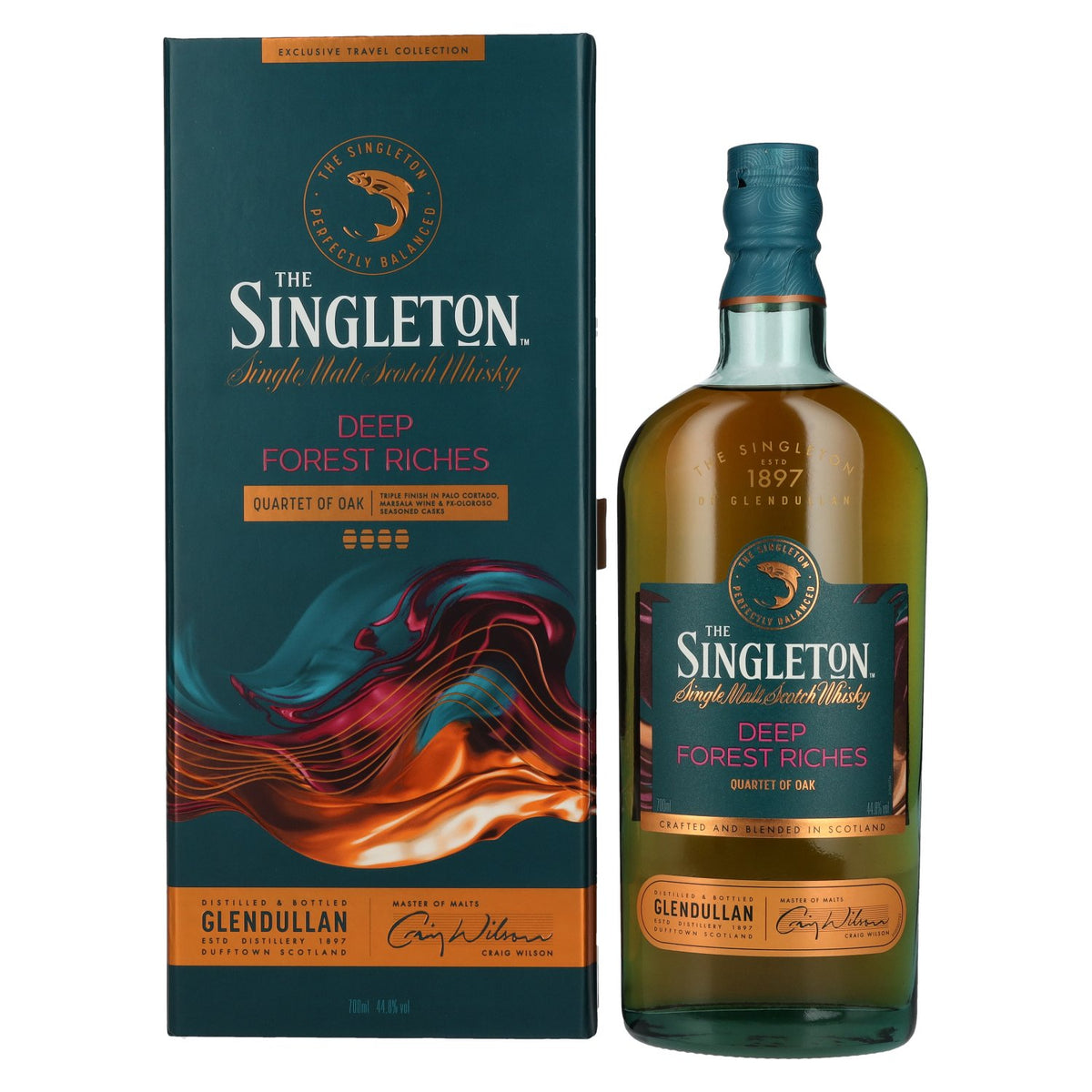 The Singleton Glendullan DEEP FOREST RICHES Single Malt Scotch Whisky 44.8% Vol. 0.7l in gift box