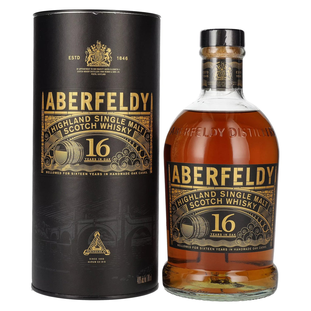 Aberfeldy 16 Years Old Highland Single Malt 40% vol. 0.7 l in a gift box