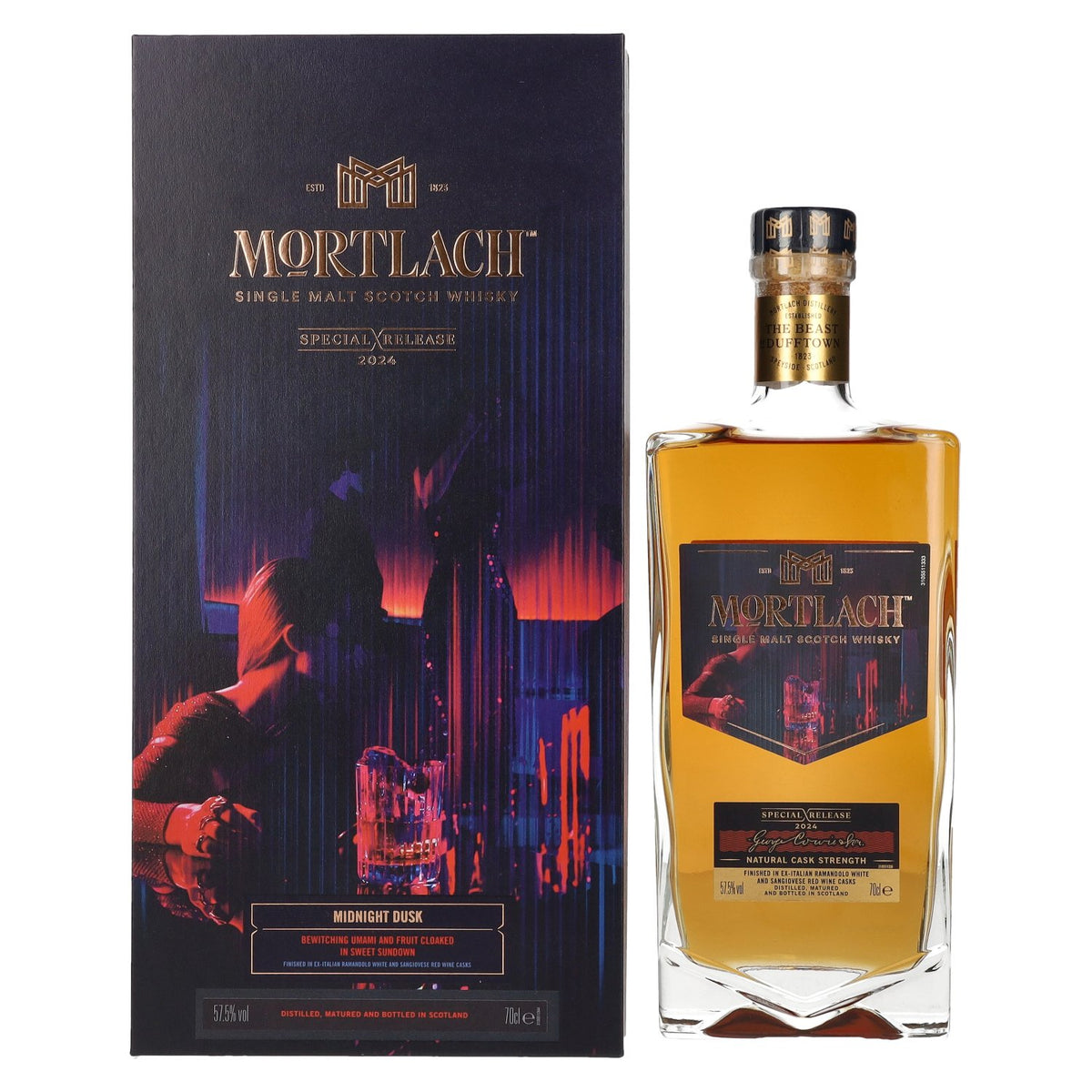 Mortlach Midnight Dusk Single Malt Special Release 2024 57.5% Vol. 0.7l in Gift Box