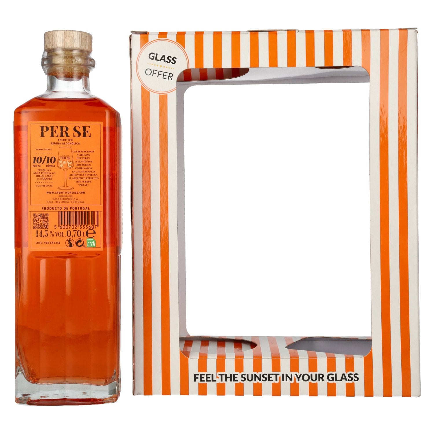 Per SE Aperitivo 14,5% Vol. 0,7l in Geschenkbox mit Glas