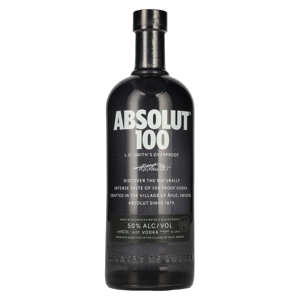 Absolut Vodka 100, 50% ABV, 1 litre