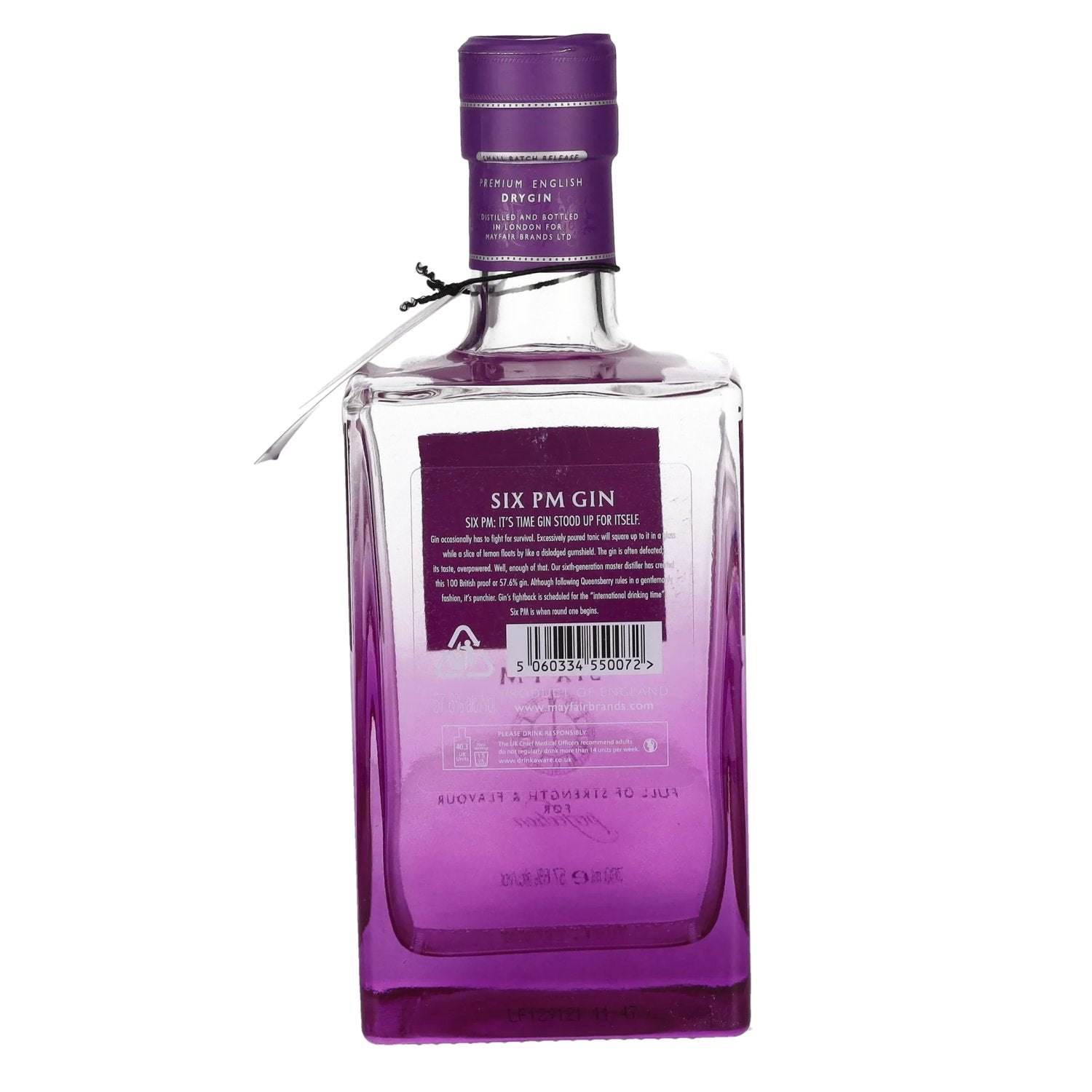 Mayfair London Dry Gin SIX PM Edition 57.6% Vol. 0.7L