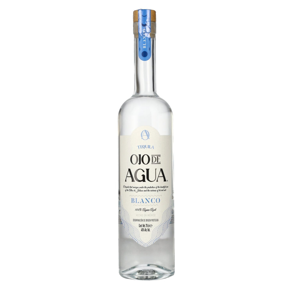 Ojo de Agua Blanco Tequila 100% Blue Agave 40% Vol. 0.7l
