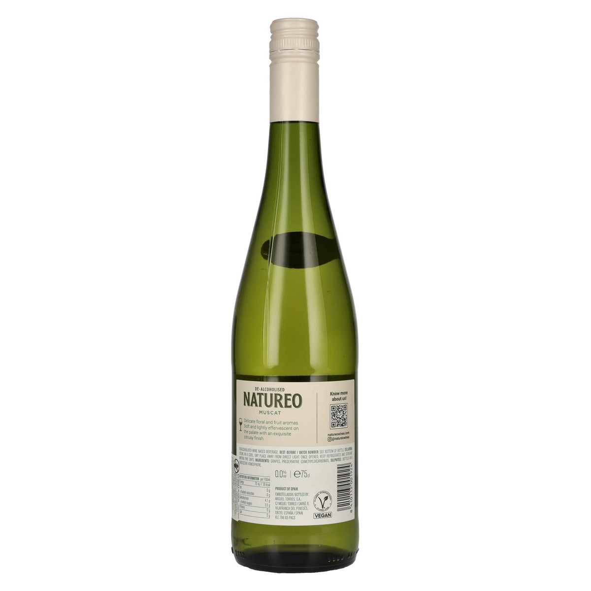 Torres Natureo Muscat, alcohol-free 2024, 0.75 l