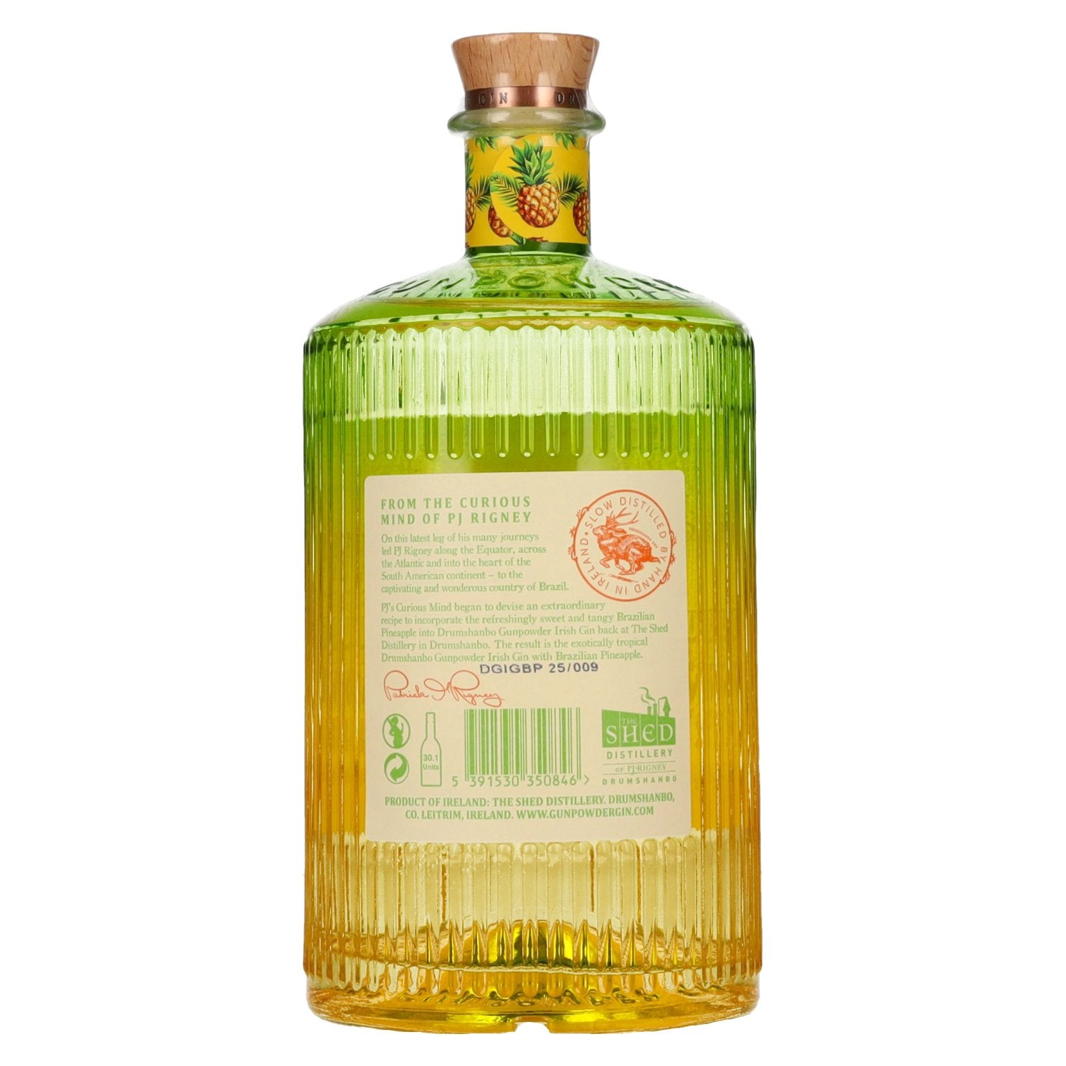 Drumshanbo Gunpowder Irish Gin with Brazilian Pineapple 43% Vol. 0,7l