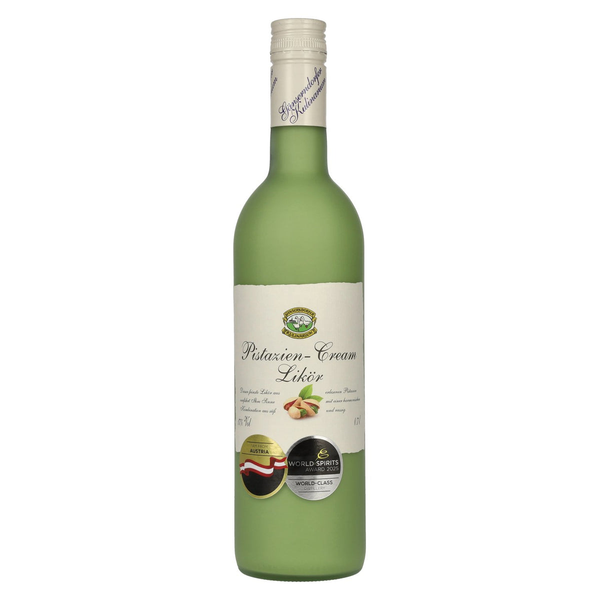 Gänserndorfer Culinary Pistachio Cream Liqueur 17% Vol. 0.7l