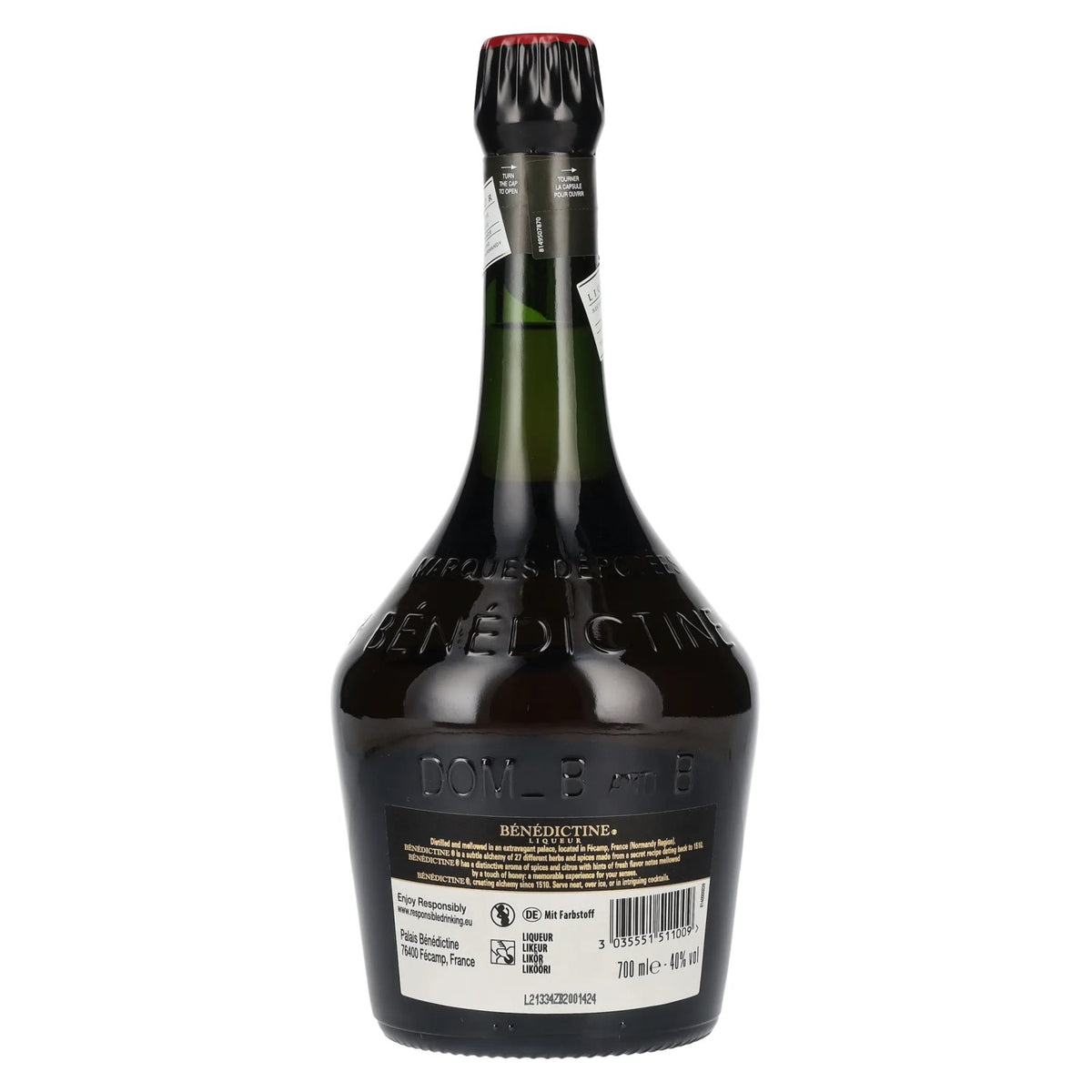 Dom Bénédictine 40% ABV 0.7l