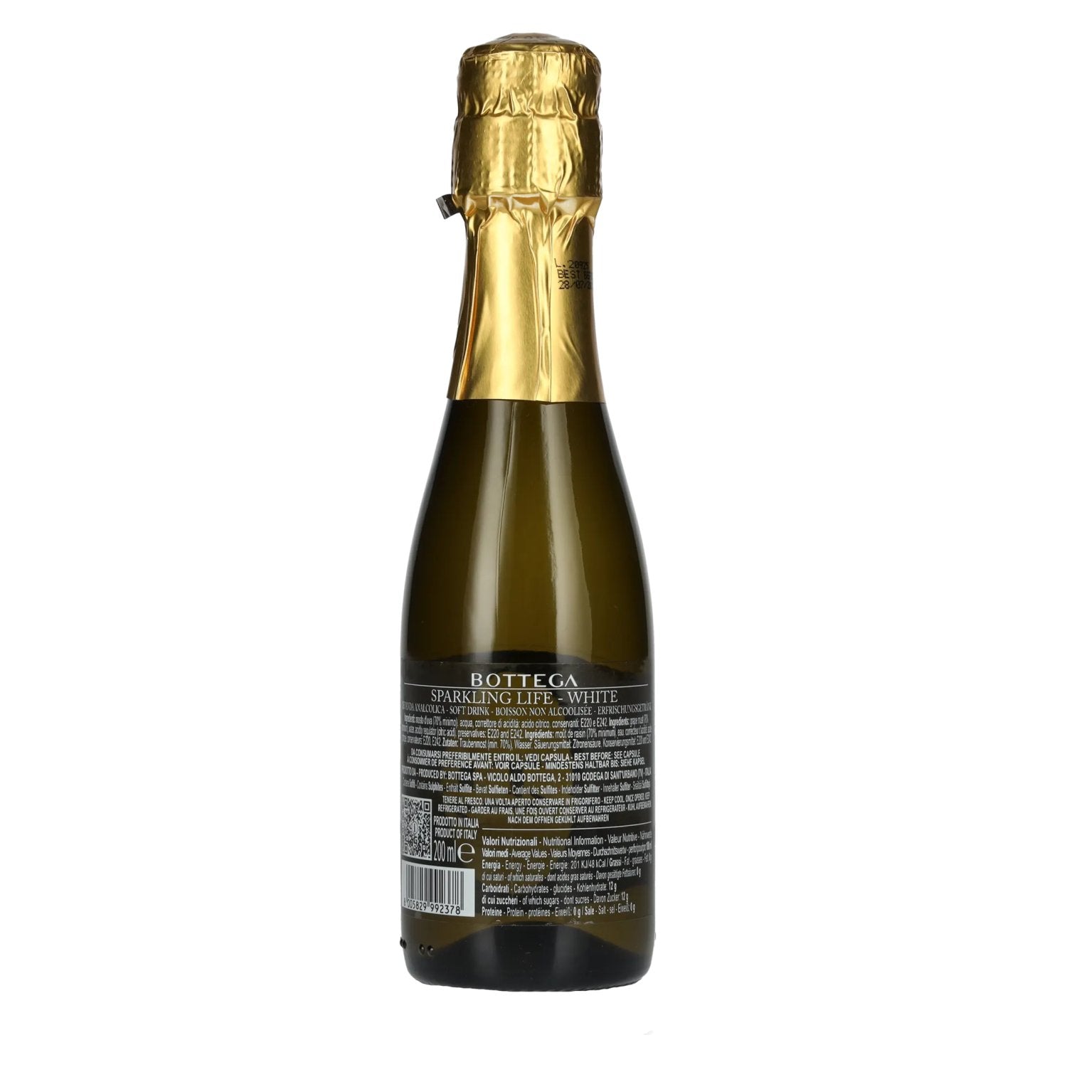 Bottega Sparkling Life White alkoholfrei 0,2l