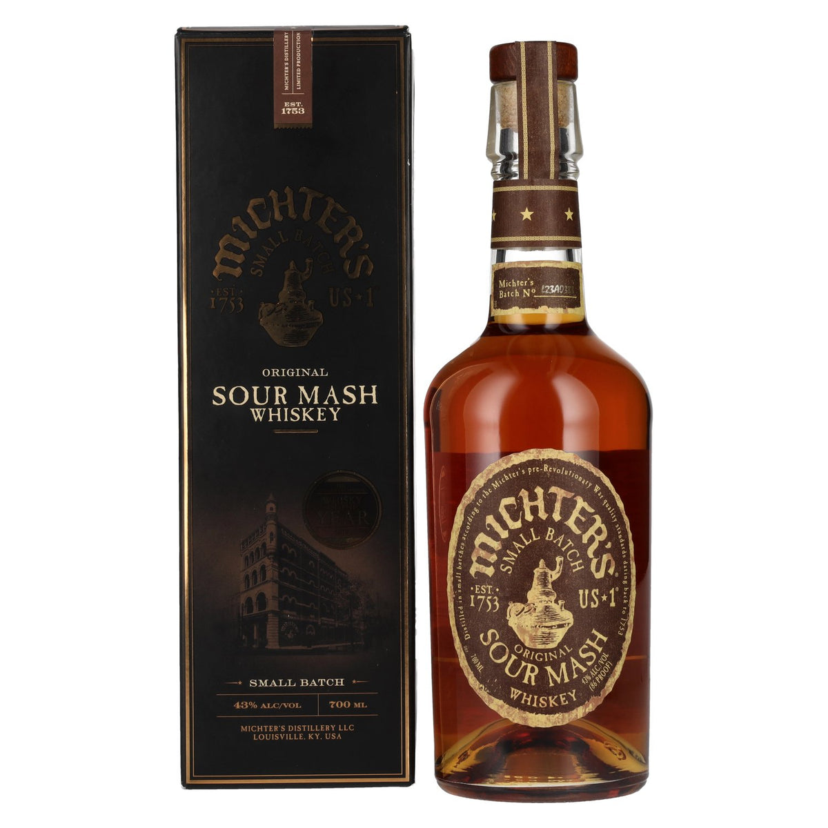 Michter's US*1 Small Batch Original Sour Mash Whiskey 43% Vol. 0.7l in Gift Box