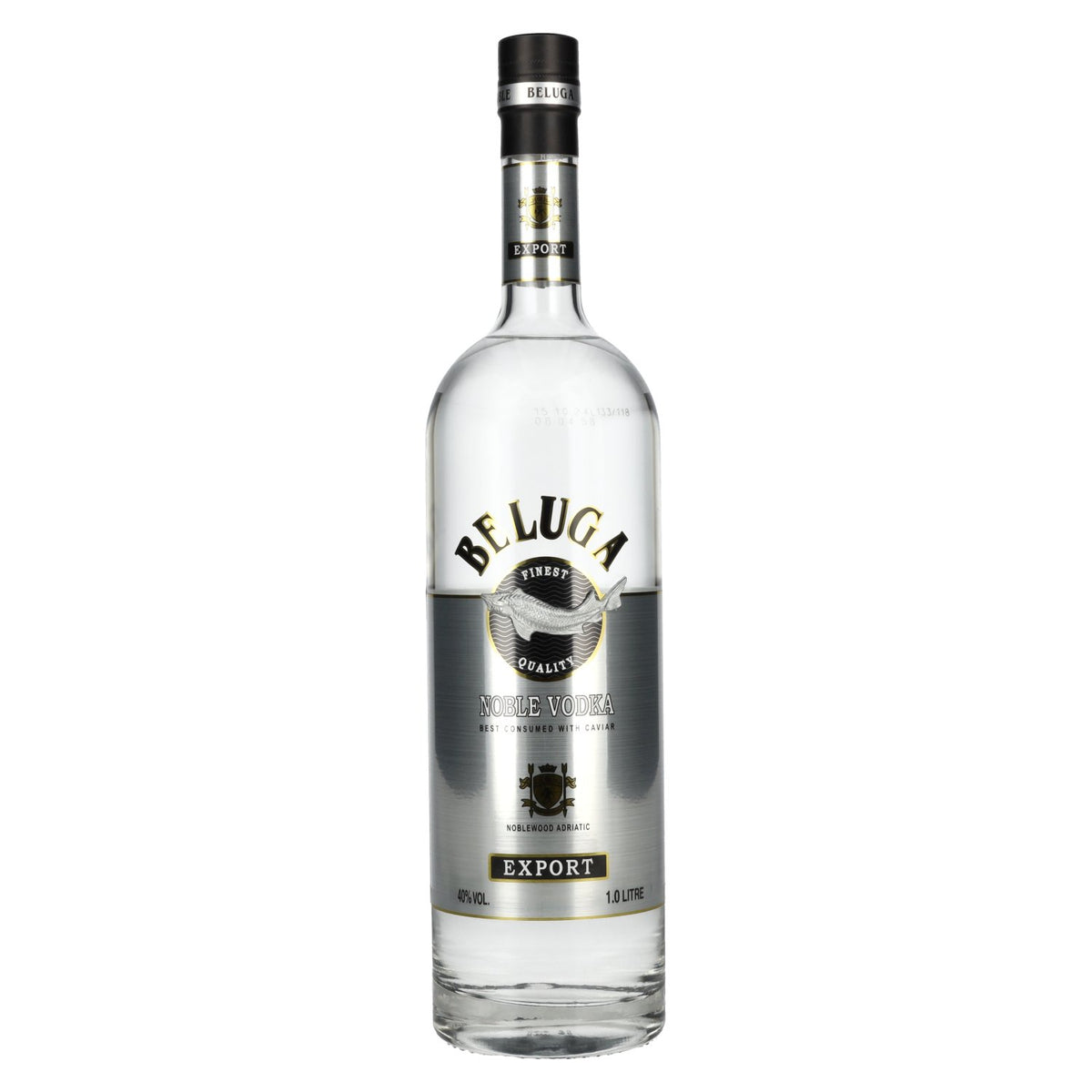 Beluga Noble Vodka EXPORT Montenegro 40% vol. 1 litre