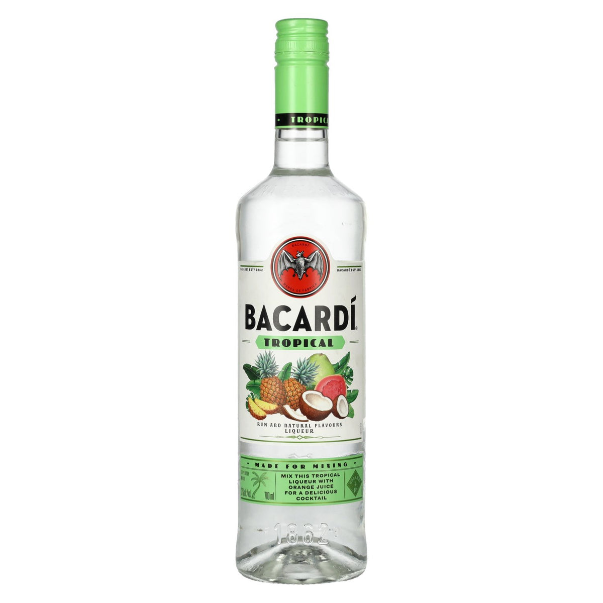 Bacardi TROPICAL Rum And Natural Flavors Liqueur 27% Vol. 0.7l