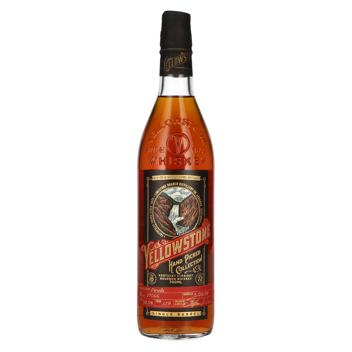 Yellowstone Hand-Picked Collection Selected by Perola Bourbon Whisky 59.5% ABV 0.7l