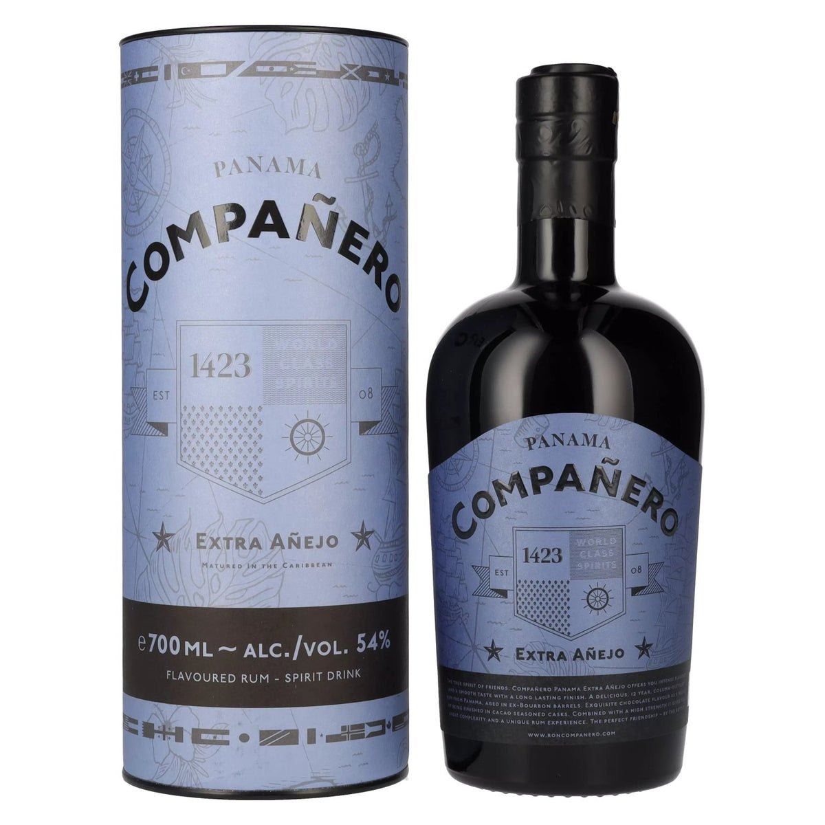 Compañero PANAMA Extra Añejo Spirit Drink 54% Vol. 0.7l in Gift Box